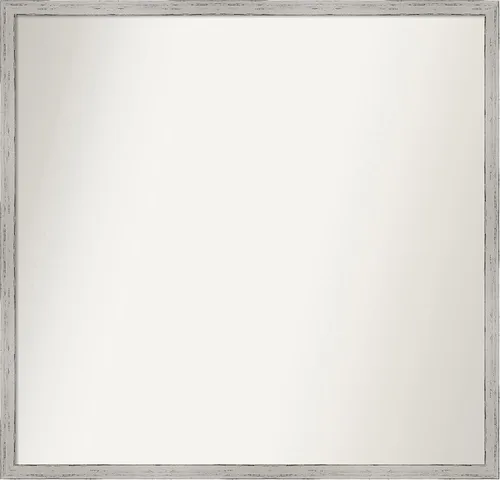 Miniatura 531 de Amanti Art Espejo de baño blanco para sobre el fregadero, 32 x 45 pulgadas, espejo de tocador rectangular blanco esbelto, marco de madera moderno