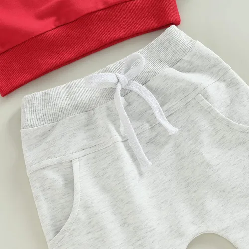 Miniatura 54 de Sasaerucure Infant Toddler Baby Boy Halloween Outfits Long Sleeve Shirts Pumpkin Sweatshirt with Pants 2Pcs Winter Clothes
