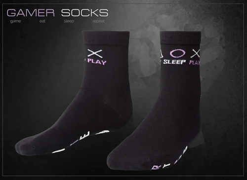Miniatura 3 de Gamer - Calcetines Do Not Disturb, calcetines geniales para juegos y regalos novedosos de Navidad, calcetines de videojuegos locos