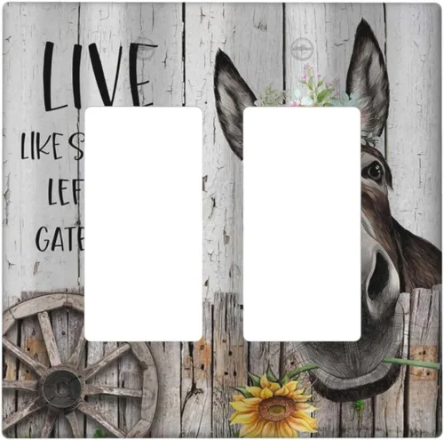 Miniatura 30 de Cubiertas Decorativas para Placas de Interruptor Abstracto Moderno de Mediados de Siglo Arco Boho Sol Dorado Hoja 1 Gang Placa de Pared Cubierta