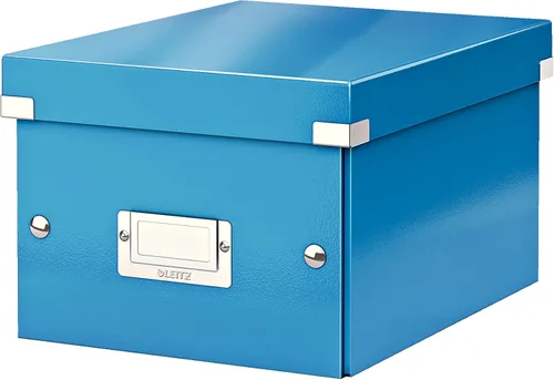 Miniatura 16 de Leitz Caja de almacenamiento A5, rango de clic y tienda 60430001 - Caja de almacenamiento pequeña, blanca A5 Azul (Ice Blue)