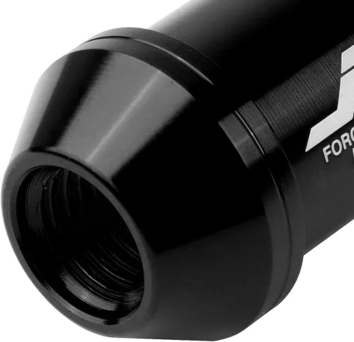 Miniatura 4 de J2 Engineering - 20 tuercas de aluminio M12 x 1.25 7075-T6 de 1.969 in con llave de enchufe (negro)