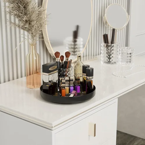 Miniatura 6 de Organizador Giratorio Ovicar Lazy Susan - Estante Giratorio de Especias de Metal de 11 Pulgadas Lazy Susan para Gabinete Despensa Cocina Encimera