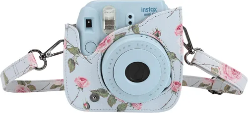 Miniatura 2 de Yoption Funda para cámara instantánea compatible con Instax Mini 12/11/9/8/8+, bolsa de piel sintética para cámara con bolsillo y correa de hombro