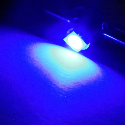 Miniatura 2 de cciyu T5 Neo Wedge Light 5050 SMD - Bombilla LED para panel de instrumentos, paquete de 20 unidades, súper azul