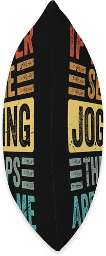 Miniatura 2 de If You Ever See Me Jogging The Cops Are After Me Throw Pillow