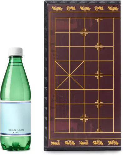 Miniatura 2 de Yellow Mountain Imports Ajedrez Chino (Xiangqi) Juego de Mesa Magnético de Viaje (12.8 Pulgadas) con Piezas de Juego de Color Jade