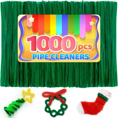 Miniatura 11 de Iooleem 200 piezas de limpiadores de tubería marrones, tallos de chenilla, limpiadores de tubería para manualidades, manualidades con limpiadores
