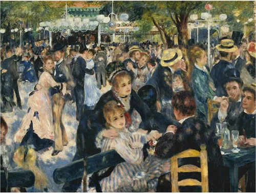 Miniatura 2 de Clementoni Renoir Dane en Le Moulin de la Galette - Rompecabezas de 1000 piezas
