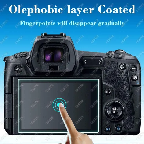 Miniatura 5 de ULBTER Parte superior + protector de pantalla para cámara Canon EOS R[No para EOS R5] [Paquete de 2+2] 0.012 in de alta definición 9H Dureza