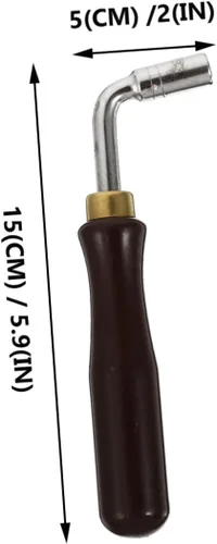 Miniatura 5 de 2 llaves de afinación Dulcimer, llave de afinación en forma de L, llave afinadora de piano, palanca de afinación autoarpa, herramienta de reparación