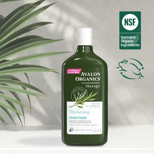 Miniatura 5 de Avalon Organics All Natural Biotin B-Complex - Acondicionador de terapia, 11 onzas líquidas