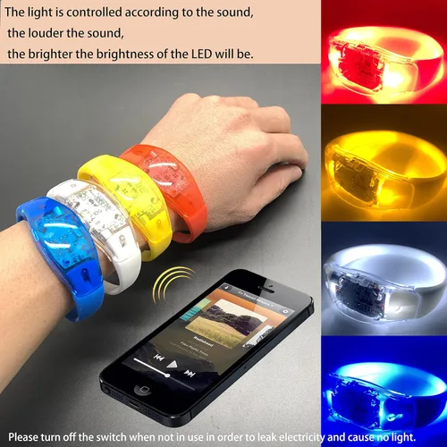 Miniatura 3 de 3 Pcs, LED Light Up Suspenders With Glow Bracelets And Bow Tie Combo, Adjustable Elastic Flashing Led Clothing