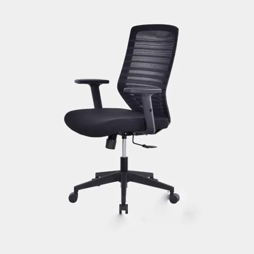 Miniatura 7 de Silla de trabajo de escritorio de computadora de malla con soporte lumbar de oficina ergonómica grande (azul)