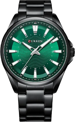 Miniatura 10 de FANMIS Relojes de lujo para hombre, cronógrafo de negocios, impermeable, de acero inoxidable, analógico, de cuarzo, reloj de pulsera