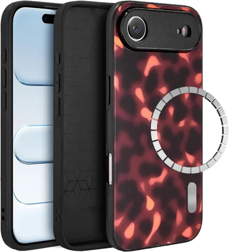 Miniatura 26 de Funda para iPhone 17 Pro, [Compatible con Magsafe] [Protección Completa de la Cámara], Cubierta Protectora Antichoque de Tortuga para Mujeres, Funda