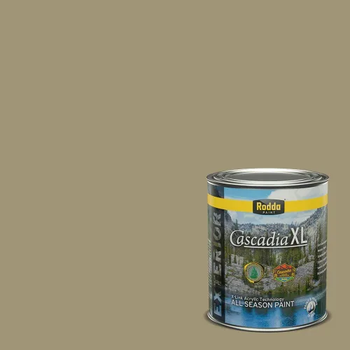 Miniatura 122 de Rodda Paint CASCADIA XL - Pintura satinada exterior e imprimación en uno, 1 galón, hoja de aloe