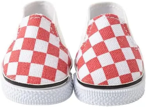 Miniatura 8 de 8 pares de zapatos de muñeca para muñeca americana de 14.5 pulgadas, incluye botas, sandalias, tenis, zapatos de cuero, etc