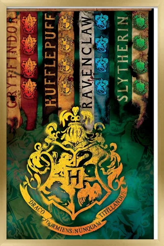 Miniatura 18 de Trends International The Wizarding World: Harry Potter - Póster de pared con crestas de la casa, 14.725 x 22.375 pulgadas, versión enmarcada