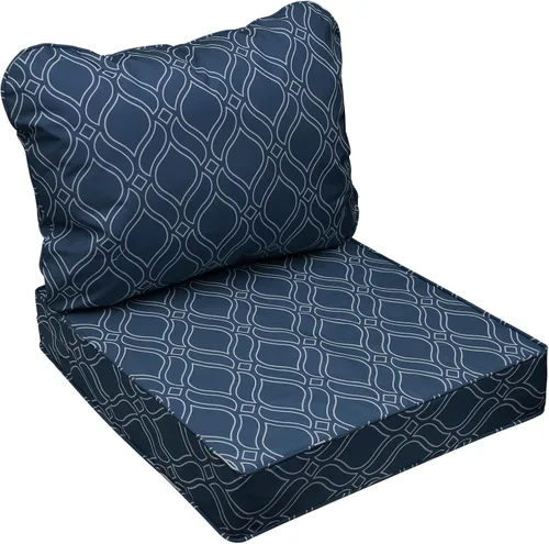 Miniatura 17 de AAAAAcessories Cojines de asiento para exteriores, resistentes a la decoloración, cojines de repuesto impermeables para muebles de patio, 21 x 21 x