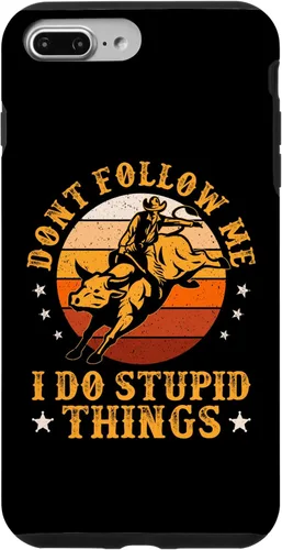 Miniatura 25 de Carcasa vintage para iPhone XS Max Don't Follow Me I Do Stupid Things