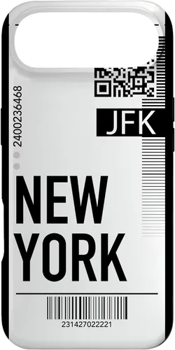 Miniatura 26 de Funda para iPhone 13 Pro Max New York Air Flight Ticket Phone Case