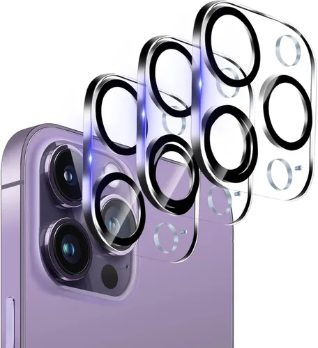 Miniatura 37 de Pack de 3 protectores de lente de cámara de vidrio templado Dengduoduo para iPhone 13 Pro de 6.1" y iPhone 13 Pro Max de 6.7", brillo de diamantes