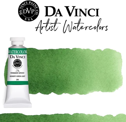 Miniatura 315 de DA VINCI PAINTS Pintura Acuarela Profesional para Artistas, Alizarin Crimson (Quinacridone), 37ml Índigo