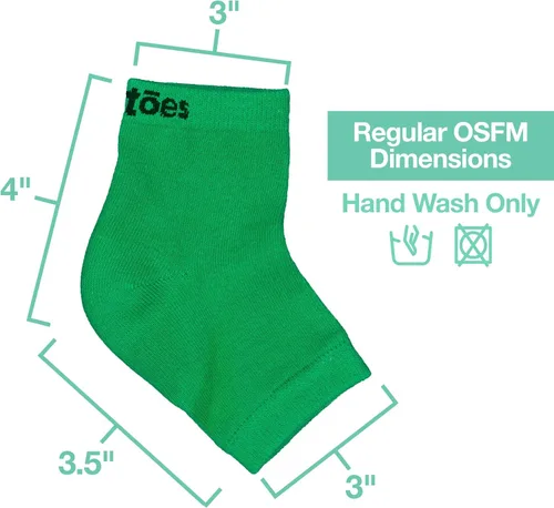 Miniatura 6 de ZenToes Calcetines hidratantes para el talón, 2 pares de calcetines de spa con forro de gel para curar y tratar talones secos y agrietados mientras