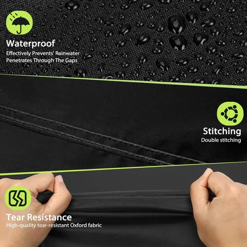 Miniatura 4 de TOPCROWN Funda para parrilla al aire libre, ajuste universal para parrilla de gas de barbacoa de 30 a 32 pulgadas, impermeable, anti-UV, tela Oxford