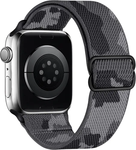 Miniatura 37 de Correas elásticas de nailon compatibles con Apple Watch de 1.496 pulgadas, 1.575 pulgadas, 1.614 pulgadas, 1.654 pulgadas, 1.732 pulgadas, 1.732