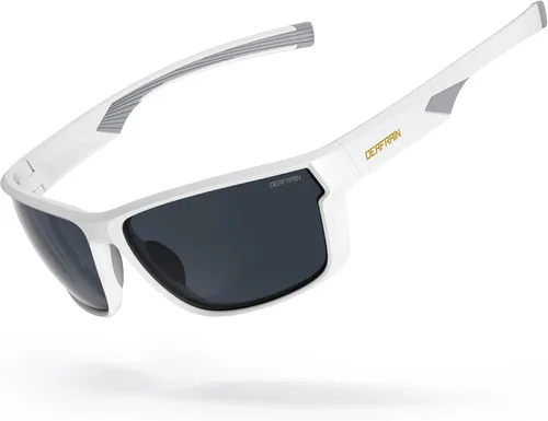 Miniatura 10 de DEAFRAIN Lentes de sol deportivos polarizados para hombres y mujeres, ideales para correr, pescar, conducir, marco irrompible con protección UV