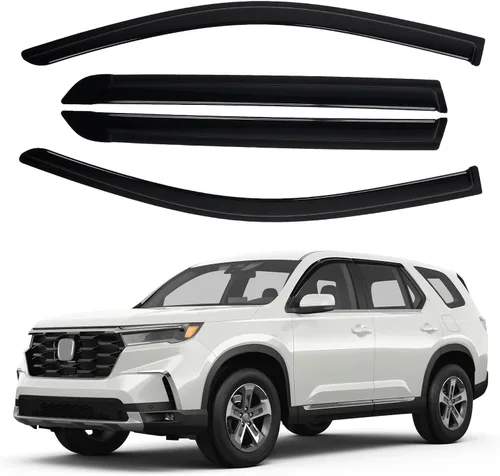 Miniatura 67 de Canvcle RAV4 Rain Guards - Window Visors for Toyota RAV4 2006-2012, Outside-Mount Tape-On Side Window Wind Deflectors for RAV4 Accessories, Vent