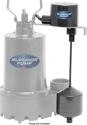 Miniatura 4 de Superior Pump 92010 Interruptor de flotador vertical, negro