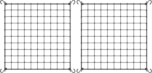 Miniatura 8 de VIVOSUN Red de Enrejado Elástica de 2 x 2 Pies con 4 Ganchos para Plantas Trepadoras, Vegetales, Frutas y Flores, Paquete de 1