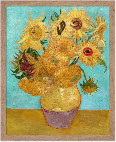 Miniatura 61 de Poster Master Póster clásico de Van Gogh, impresión impresionista vintage, regalo para artista, pintor, autorretrato, sombrero de paja, dibujo