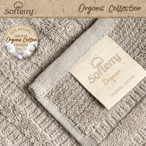 Miniatura 3 de Softerry Juego de toallas de baño de algodón orgánico puro, 100% algodón suave, extra absorbentes y duraderas, de secado rápido de 500 GSM, calidad