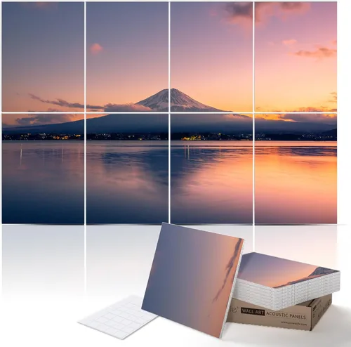 Miniatura 17 de PINWELIFE® Paneles acústicos para pared, paneles absorbentes a prueba de sonido, para el hogar y la oficina, amortiguadores decorativos absorbentes