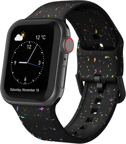 Miniatura 27 de Correa deportiva para Apple Watch, 49, 46, 45, 44, 42, 41, 40 y 38 mm, correa de silicona suave, cierre clásico, reemplazo para iWatch Series 11