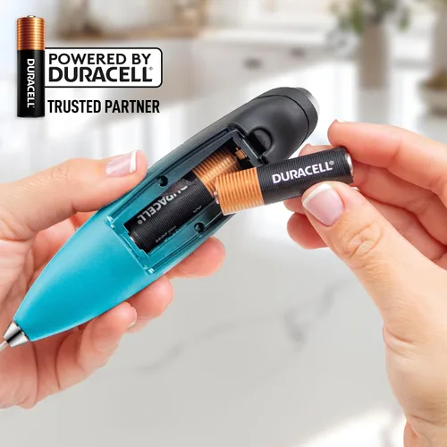Miniatura 611 de Zulay Milk Boss Espumador de leche potente manual, hace espuma para latte, batidor para mezclar bebidas, café, miniespumador para capuchino, frappé