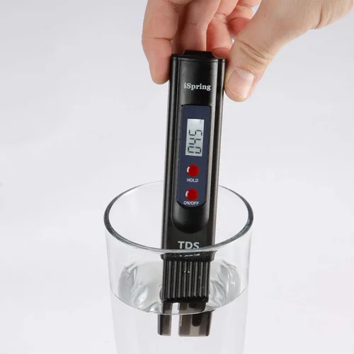 Miniatura 4 de iSpring TDS2 Medidor digital TDS de 2 botones con LCD retroiluminado, negro