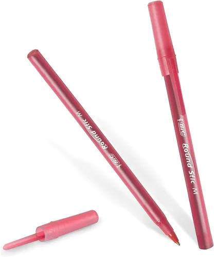 Miniatura 50 de BIC Round Stic Xtra Life - Bolígrafo redondo, punta mediana