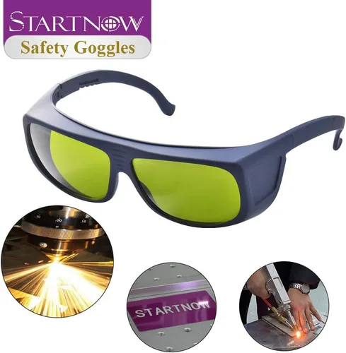 Miniatura 4 de STARTNOW Gafas de seguridad láser 1064nm para grabado láser Soldadura Protección ocular OD6+escudo protector Galsses
