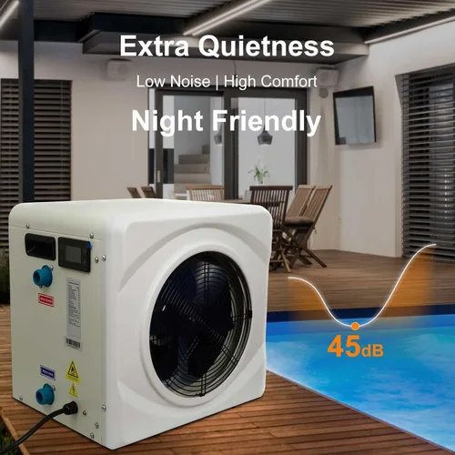 Miniatura 4 de Bomba de calor de piscina de 17100 BTU para piscinas, doble función de calefacción y refrigeración, calentador de piscina de frecuencia fija de 5.2