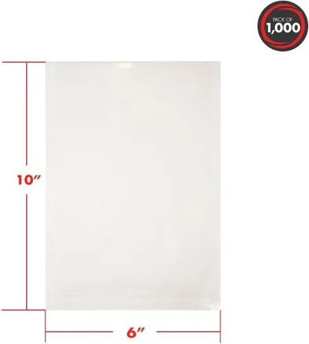Miniatura 3 de UltraSource - Bolsas para máquina de cámara de 3 mil de grosor, 6 x 10 pulgadas para 1 pinta, paquete de 1000 bolsas de cámara de vacío, bolsas