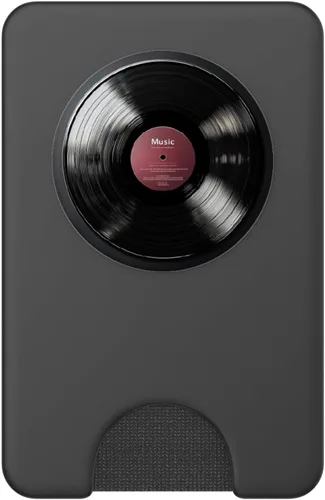 Miniatura 2 de Red Vinyl Record Player Vinyl Collector Retro Music Lover PopSockets PopWallet for MagSafe