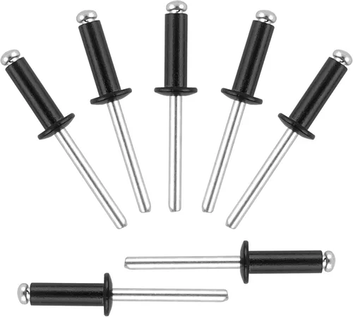 Miniatura 15 de ALLCLEAN 50 piezas de remaches ciegos profesionales de acero inoxidable de 1/4" x 1/2", remaches POP de 6,4 x 12 mm, agarre y mandril de acero