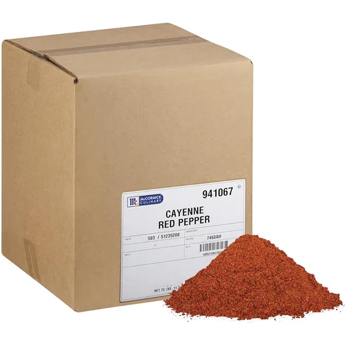 Miniatura 6 de McCormick Culinary Pimienta de Cayena Molida, 2.04 kg - Una Caja de 2.04 Kilogramos de Pimienta de Cayena en Polvo a Granel para Uso en la Cocina