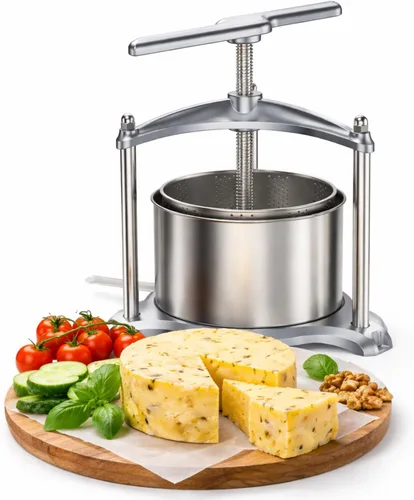 Miniatura 7 de Prensa de vino de frutas – Máquina de jugo 100% natural para manzana, zanahoria, naranja, bayas y verduras, ideal para hacer queso, tinturas y Verde