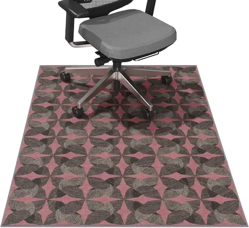 Miniatura 13 de Tydle Tapete para silla para suelos duros, 36 x 48 pulgadas, tapete para silla de oficina para suelos de madera dura, tapete de vinilo
